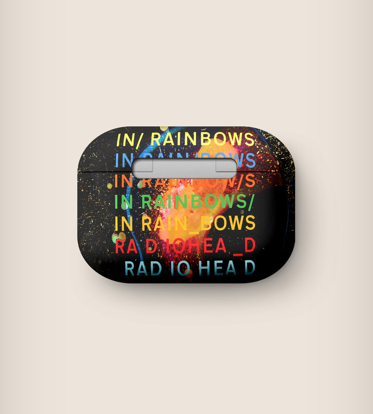 Radiohead In Rainbows AirPods Case