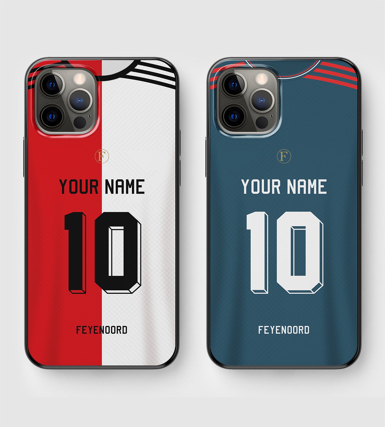 Dutch football club Feyenoord Rotterdam phone case with customizable name and number