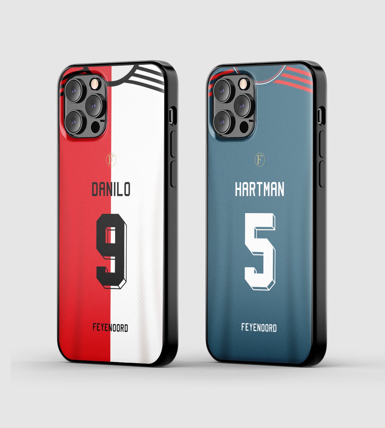 Dutch football club Feyenoord Rotterdam phone case with customizable name and number