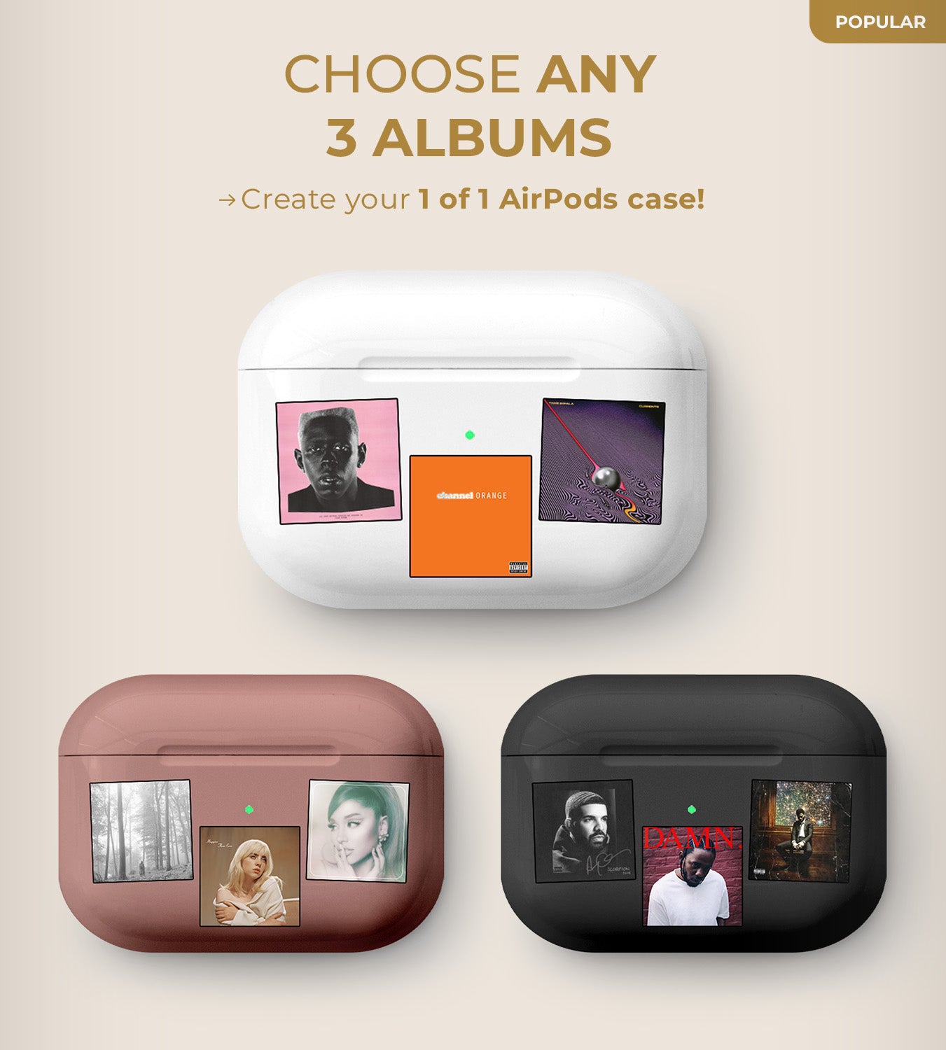 Custom Album Covers AirPods Case