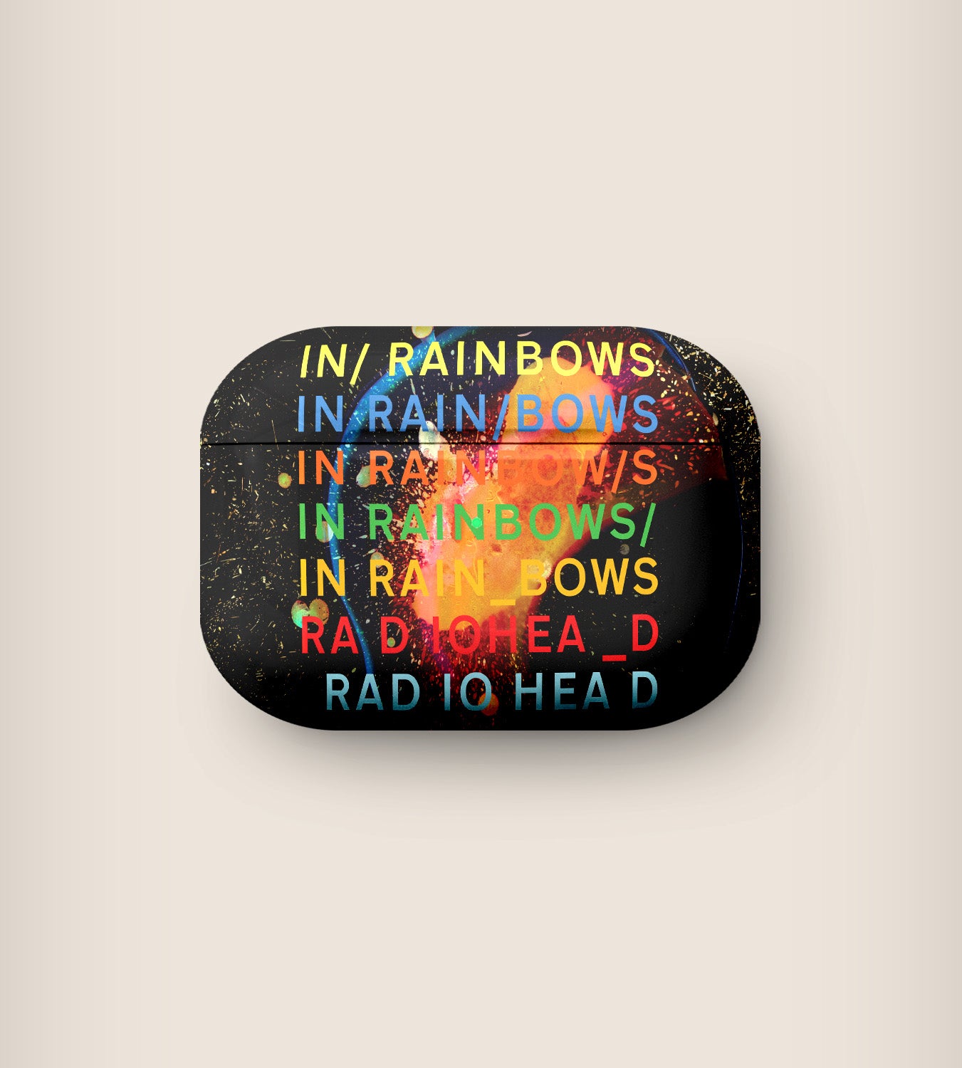 Radiohead In Rainbows AirPods Case