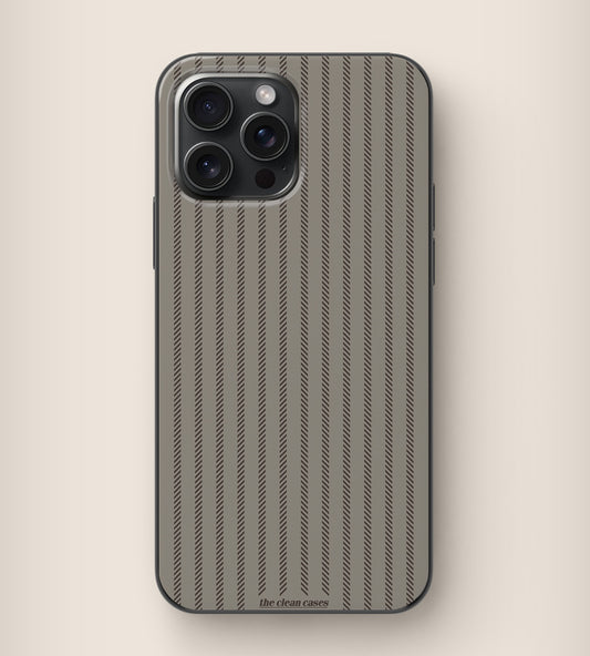 Stria Solace Phone Case - Desert Taupe