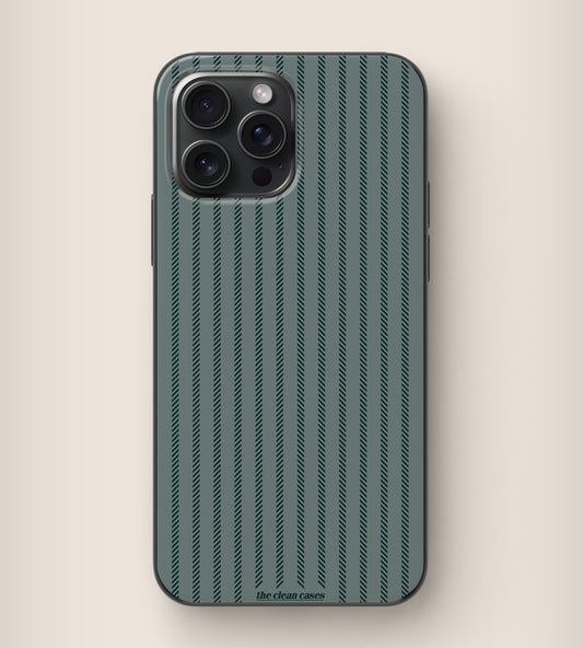 Stria Solace Phone Case - Pine Green