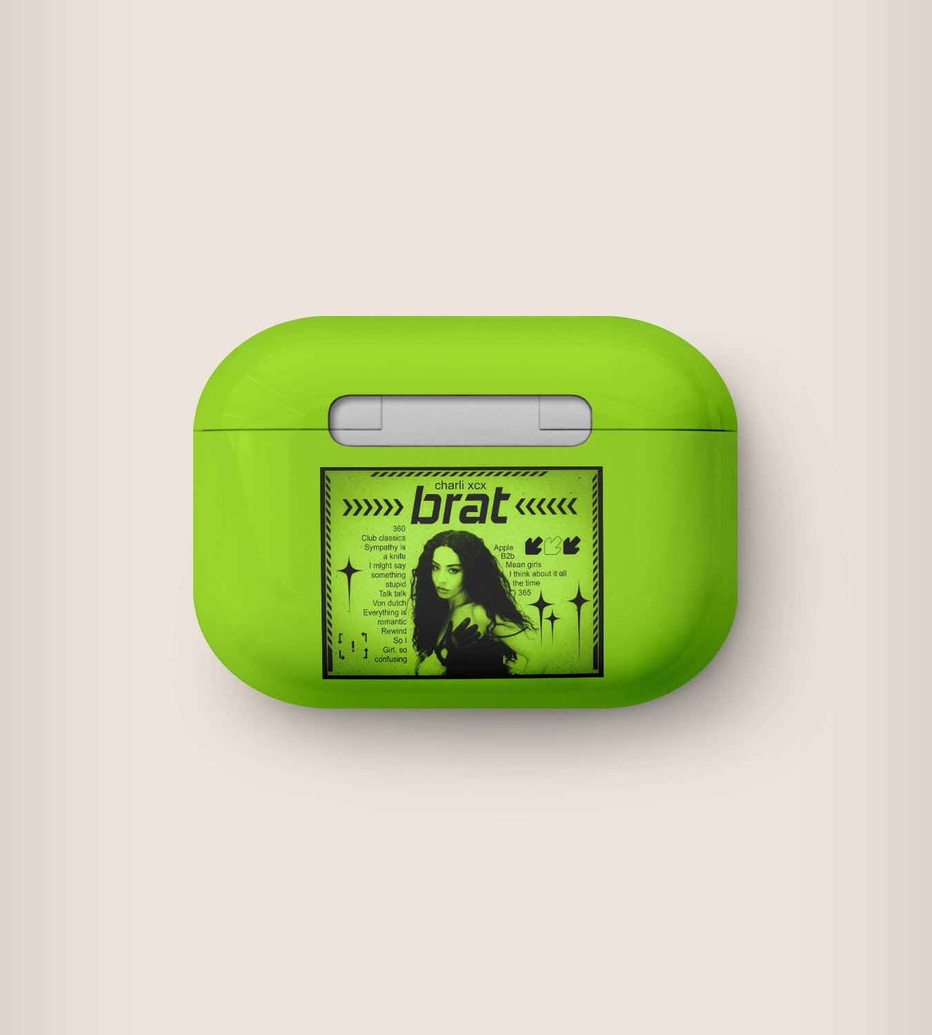 Charli XCX Brat AirPods Case