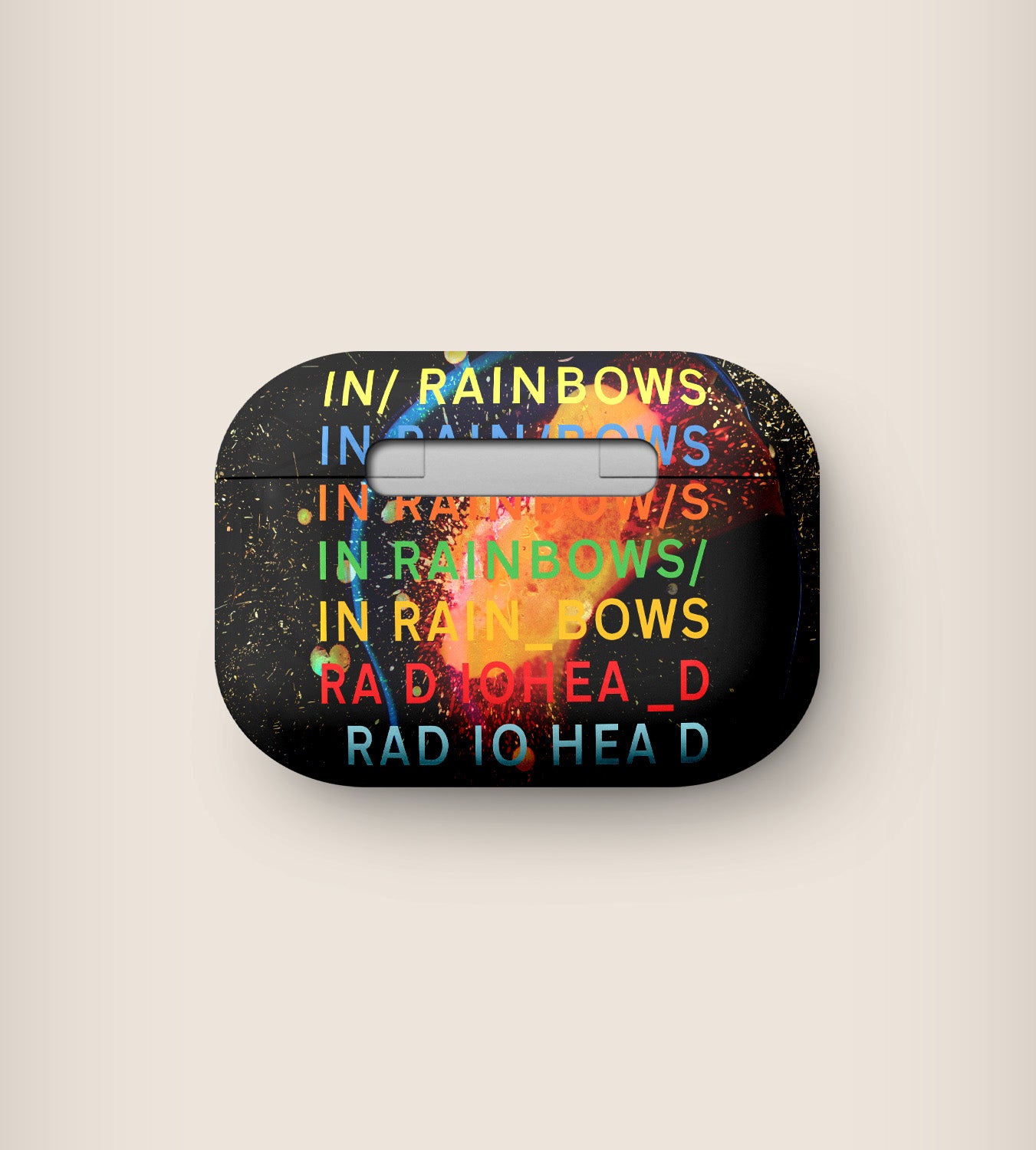 Radiohead In Rainbows AirPods Case